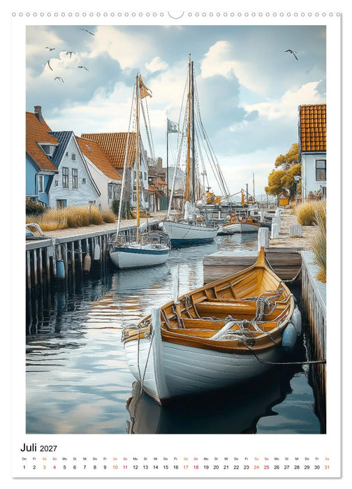 Dänemark - Wellen, Wind, Lebensgefühl (CALVENDO Premium Wandkalender 2027)