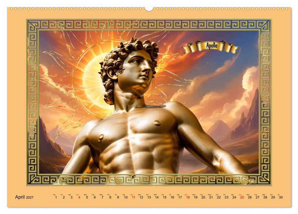 Roman Gods - under the spell of mythology (CALVENDO Monthly Calendar 2027)