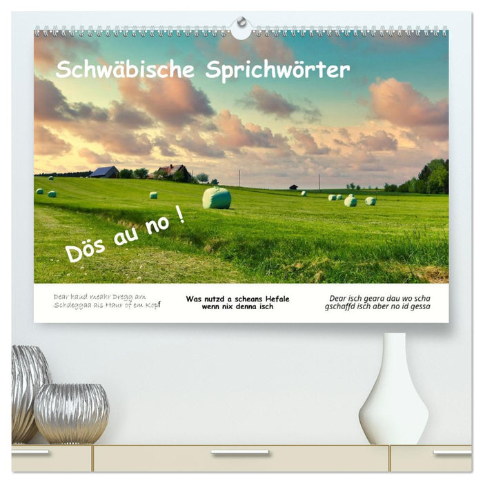 03 Schwäbische Sprichwörter - Dös au no! (CALVENDO Premium Wandkalender 2027)