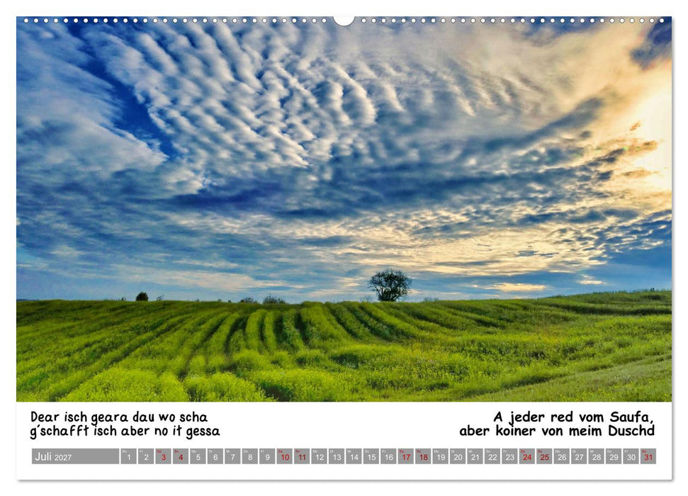 03 Schwäbische Sprichwörter - Dös au no! (CALVENDO Premium Wandkalender 2027)