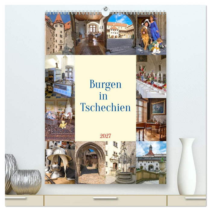 Burgen in Tschechien (CALVENDO Premium Wandkalender 2027)