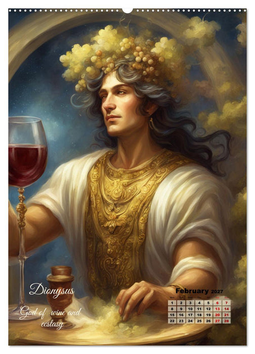 Gods of Greek mythology (CALVENDO Premium-Calendar 2027)