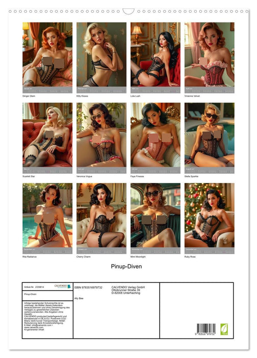 Pinup-Diven (CALVENDO Wandkalender 2027)