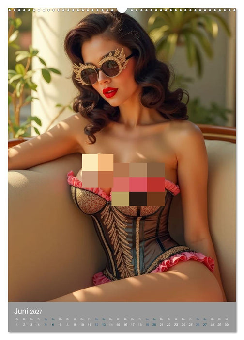 Pinup-Diven (CALVENDO Wandkalender 2027)