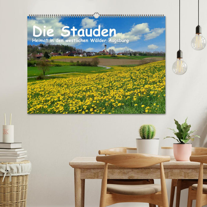 Die Stauden - Heimat in den westlichen Wälder Augsburg (CALVENDO Wandkalender 2027)