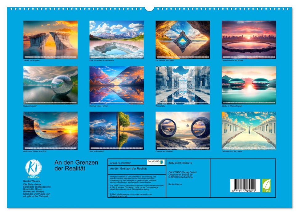 An den Grenzen der Realität (CALVENDO Premium Wandkalender 2027)
