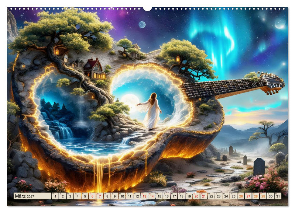 Gitarrenhorizonte (CALVENDO Wandkalender 2027)