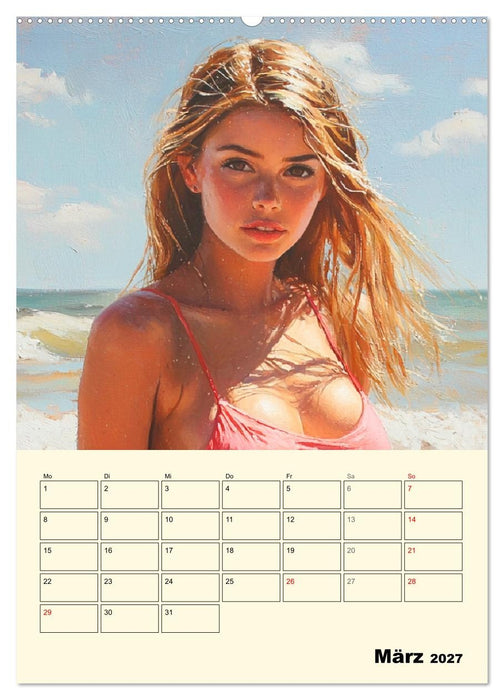 Sommererotik. Sinnliche Frauen in Öloptik (CALVENDO Premium Wandkalender 2027)