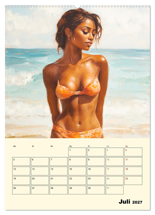 Sommererotik. Sinnliche Frauen in Öloptik (CALVENDO Premium Wandkalender 2027)