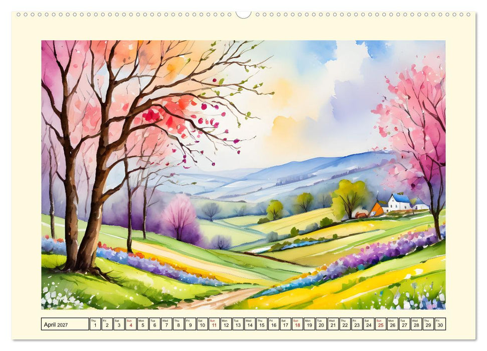 The magic of the seasons (CALVENDO Monthly Calendar 2027)