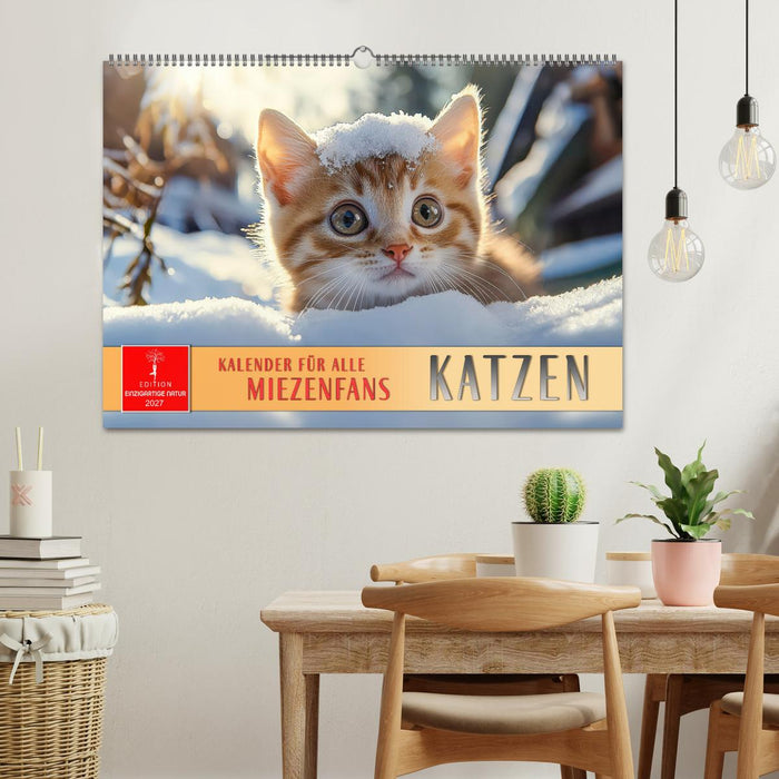 Katzen - Kalender für alle Miezenfans (CALVENDO Wandkalender 2027)