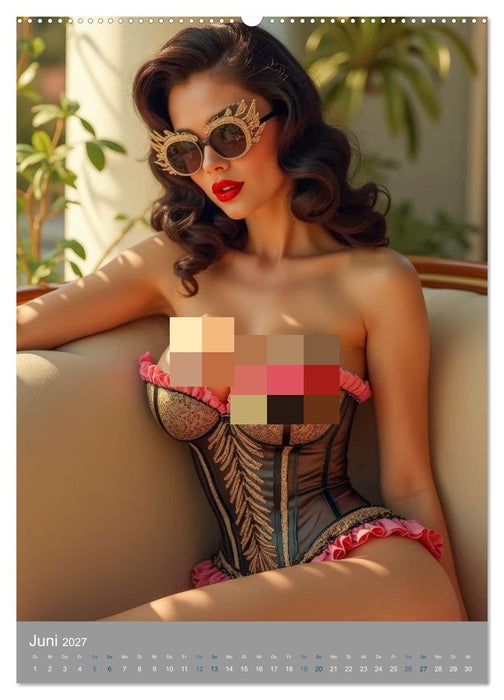 Pinup-Diven (CALVENDO Premium Wandkalender 2027)