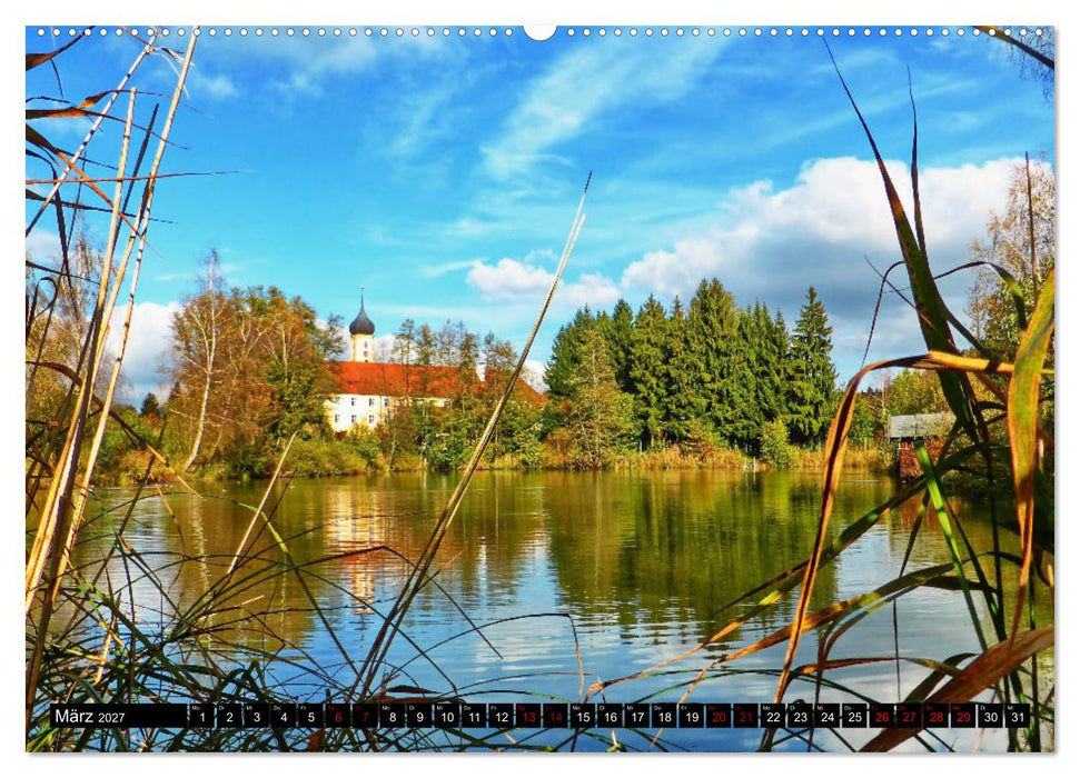 Die Stauden - Heimat in den westlichen Wälder Augsburg (CALVENDO Premium Wandkalender 2027)