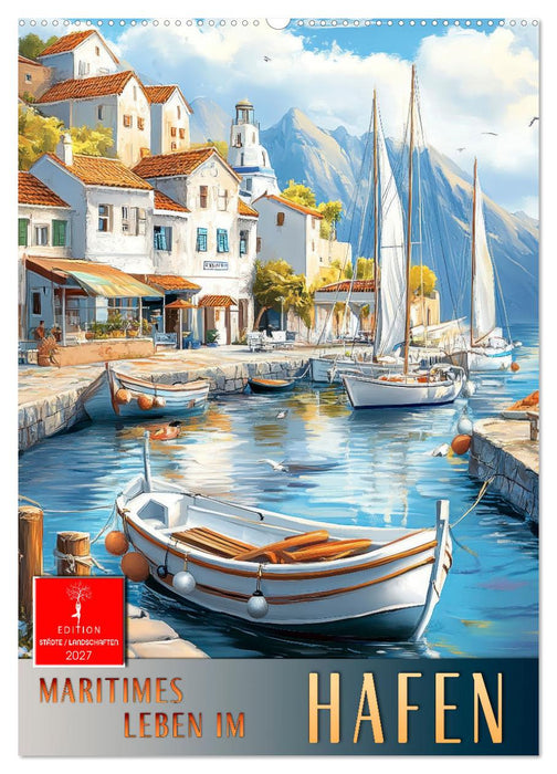 Maritimes Leben im Hafen (CALVENDO Wandkalender 2027)