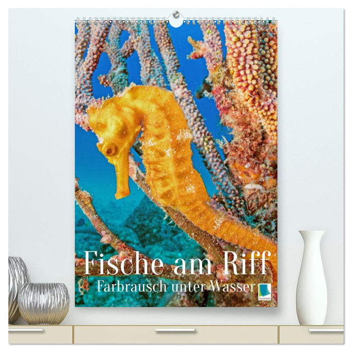 Farbrausch unter Wasser: Fische am Riff (CALVENDO Premium Wandkalender 2027)