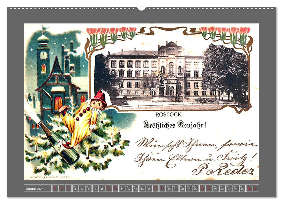 Gruß aus Rostock (CALVENDO Wandkalender 2027)