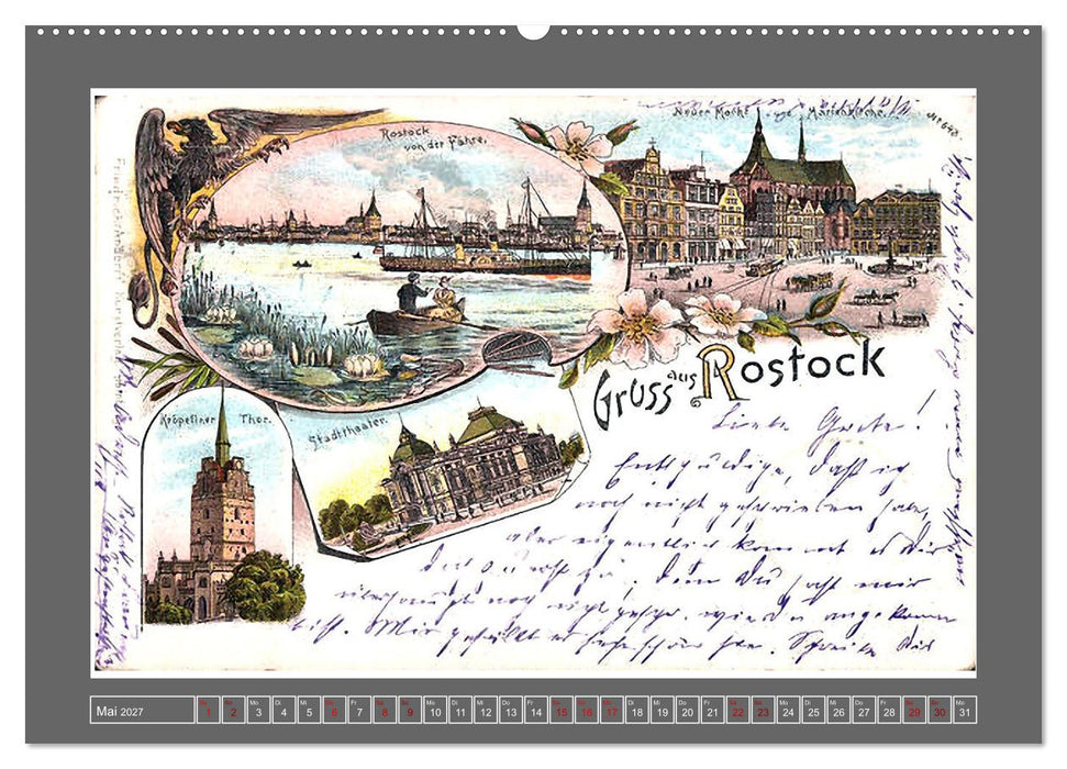 Gruß aus Rostock (CALVENDO Wandkalender 2027)