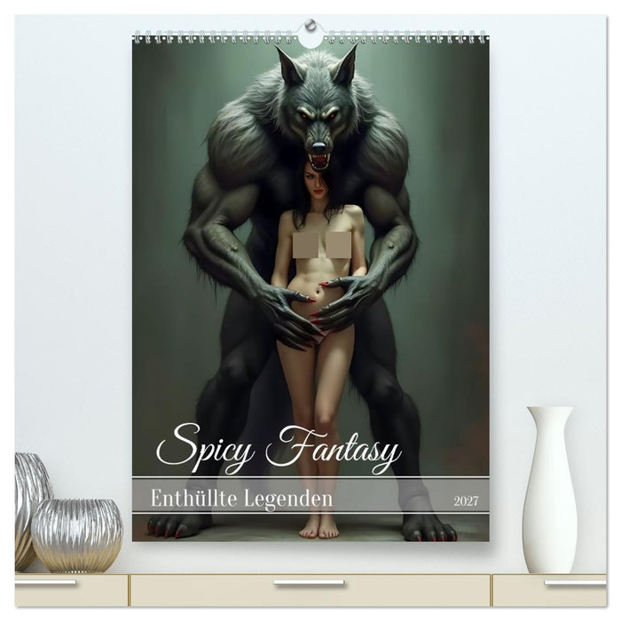 Spicy Fantasy - Enthüllte Legenden (CALVENDO Premium Wandkalender 2027)