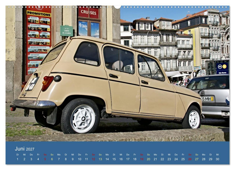 Kultauto aus Frankreich - Renault 4 (CALVENDO Premium Wandkalender 2027)