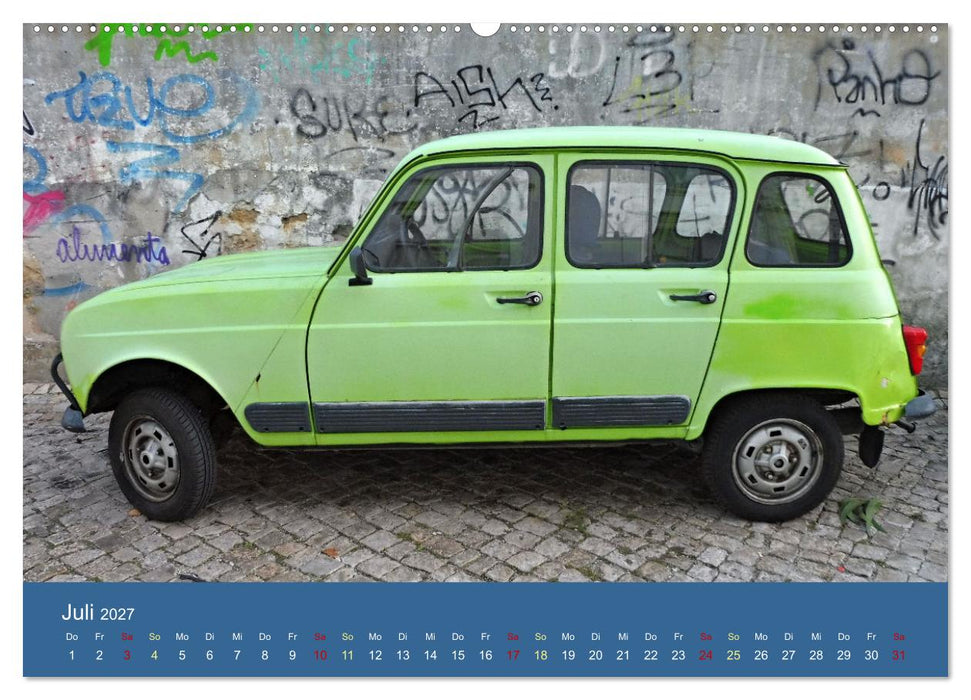 Kultauto aus Frankreich - Renault 4 (CALVENDO Premium Wandkalender 2027)