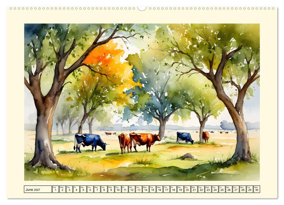 The magic of the seasons (CALVENDO Premium-Calendar 2027)