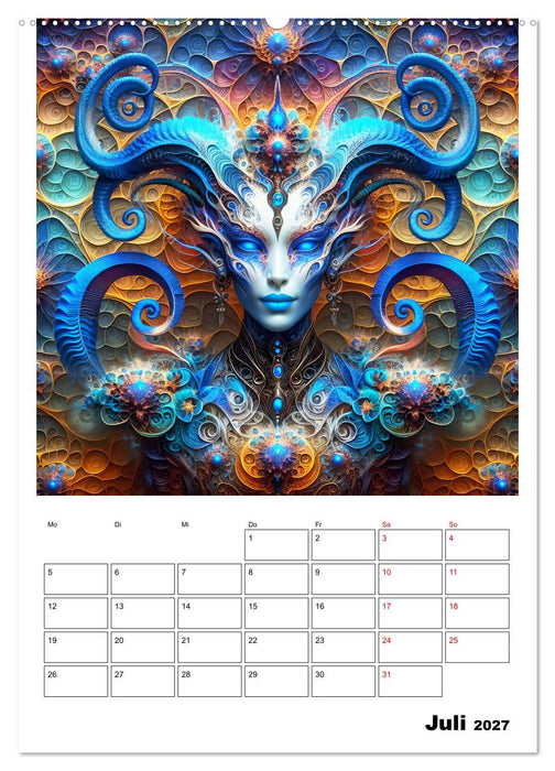 Extraterrestrische Eleganz (CALVENDO Premium Wandkalender 2027)