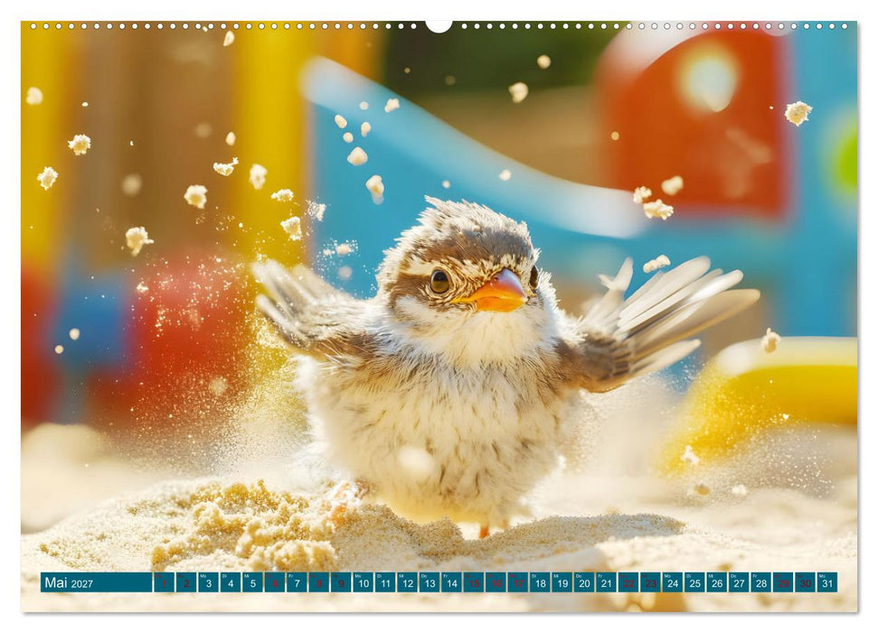 Plitsch, Platsch, tierisch nass (CALVENDO Wandkalender 2027)