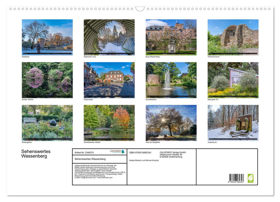 Sehenswertes Wassenberg (CALVENDO Wandkalender 2027)