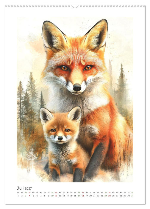 Wild und vertraut (CALVENDO Premium Wandkalender 2027)