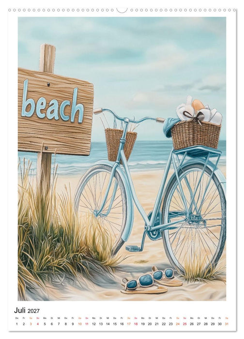 Maritimes Vergnügen am Strand (CALVENDO Premium Wandkalender 2027)