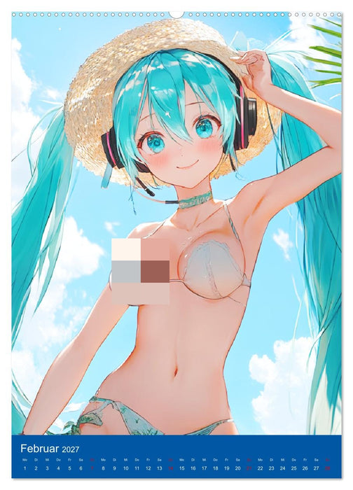 Erotische Mangas. Sexy Cartoon-Girls (CALVENDO Premium Wandkalender 2027)