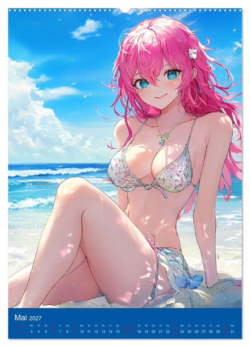 Erotische Mangas. Sexy Cartoon-Girls (CALVENDO Premium Wandkalender 2027)