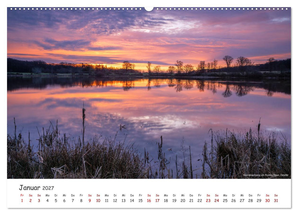 Heimat Entdecken: Eifel - Stille Maare und rauschende Wasser (CALVENDO Wandkalender 2027)