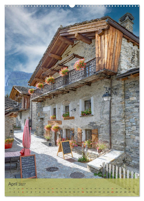 Schöne Dörfer in der Region Rhône-Alpes (CALVENDO Wandkalender 2027)