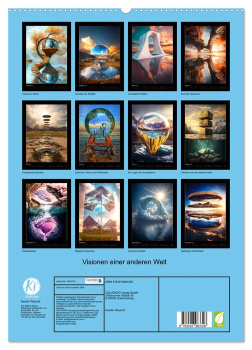 Visionen einer anderen Welt (CALVENDO Premium Wandkalender 2027)
