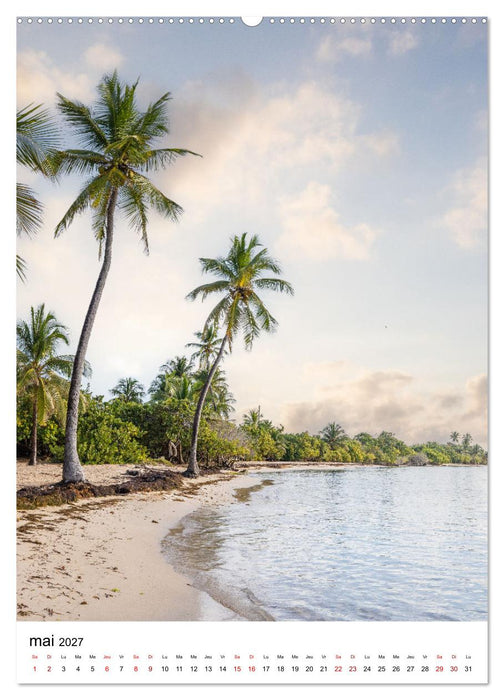 Guadeloupe - Un rêve caribéen (CALVENDO Calendrier mensuel 2027)