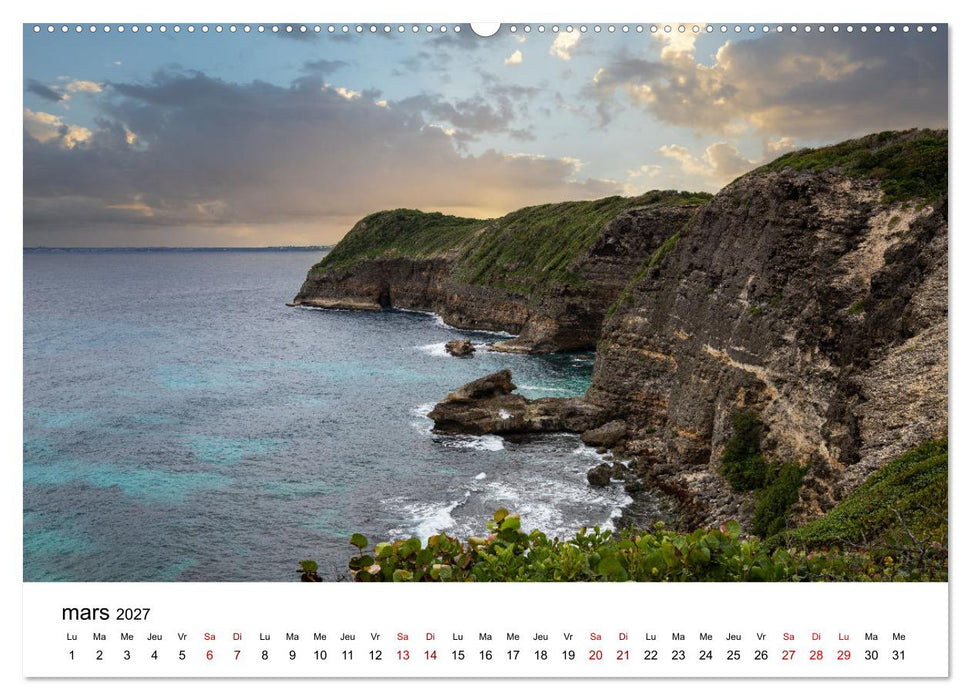 Guadeloupe - Antilles françaises (CALVENDO Calendrier mensuel 2027)