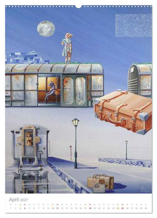 Blau Träumen (CALVENDO Wandkalender 2027)