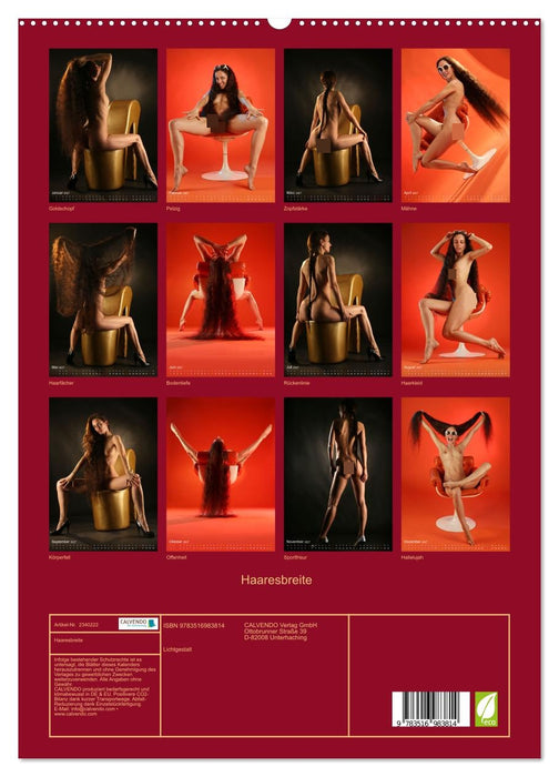 Haaresbreite (CALVENDO Premium Wandkalender 2027)