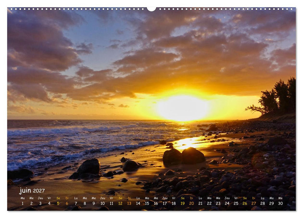 La Rèunion - Côtes fantastiques et paysage montagneux (CALVENDO Calendrier mensuel 2027)