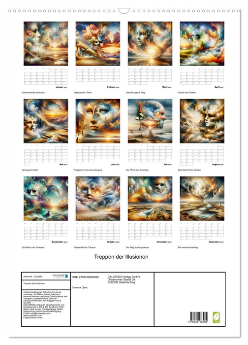 Treppen der Illusionen (CALVENDO Wandkalender 2027)