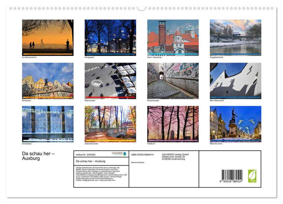 Da schau her – Auxburg (CALVENDO Premium Wandkalender 2027)