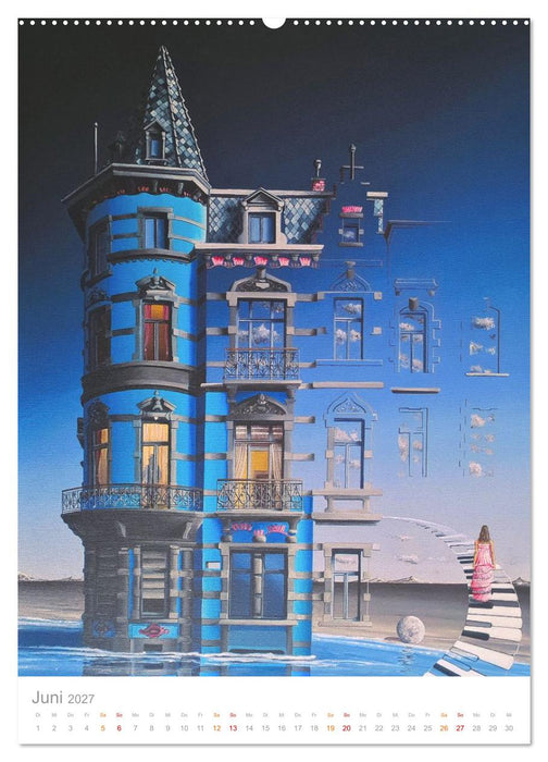 Blau Träumen (CALVENDO Premium Wandkalender 2027)
