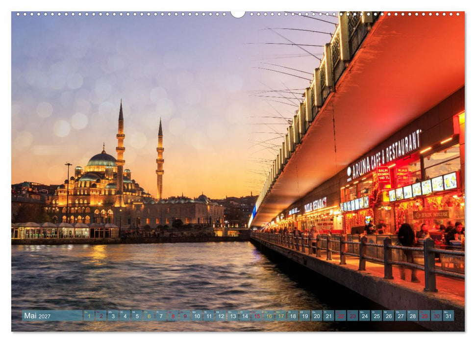 Istanbul - Lebendige Metropole voller Geschichte und Pracht (CALVENDO Wandkalender 2027)