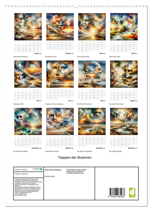 Treppen der Illusionen (CALVENDO Premium Wandkalender 2027)