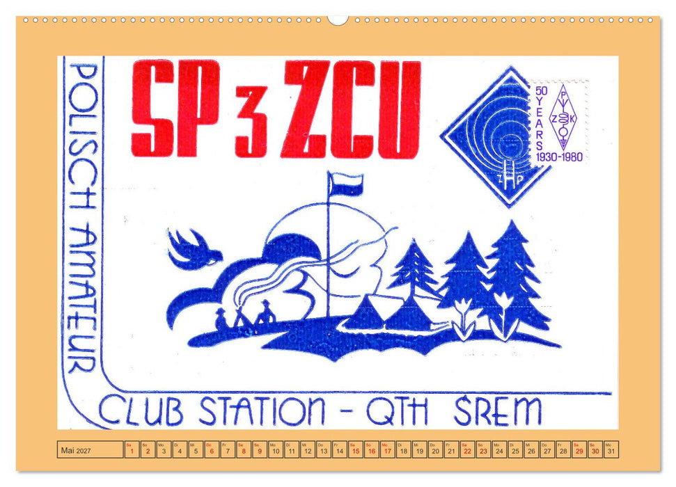 Amateurfunk in Polen (CALVENDO Premium Wandkalender 2027)