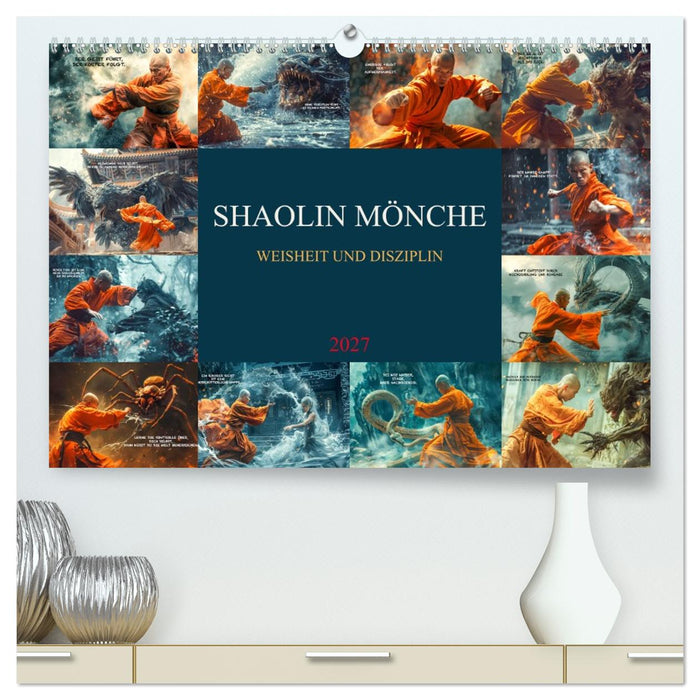 Shaolin Mönche - Weisheit und Disziplin (CALVENDO Premium Wandkalender 2027)