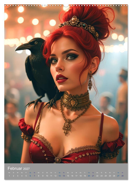Steampunk Zirkus-Diven (CALVENDO Wandkalender 2027)