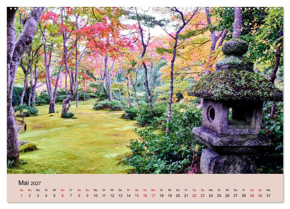 Japan im Herbst (CALVENDO Wandkalender 2027)