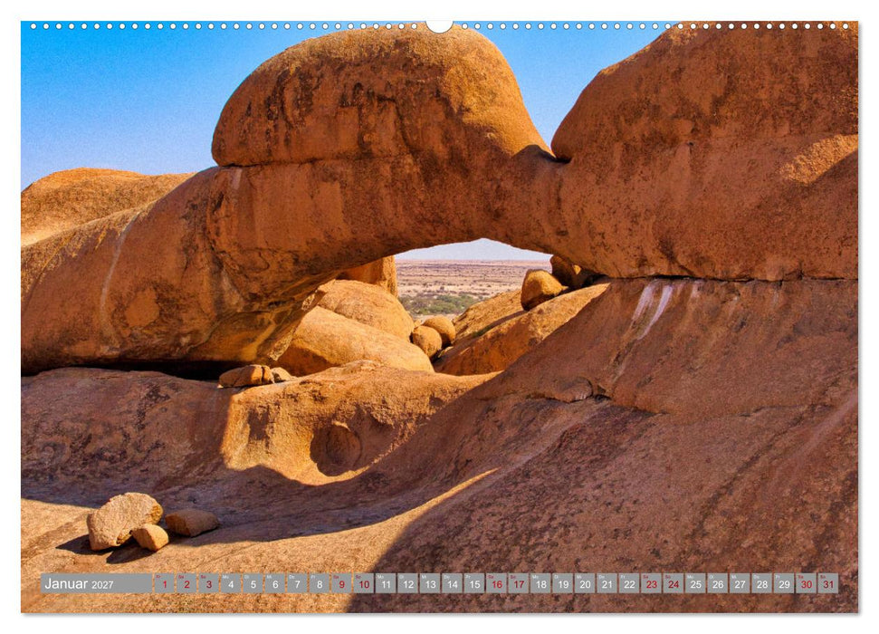 Namibia - Von Nord nach Süd (CALVENDO Premium Wandkalender 2027)